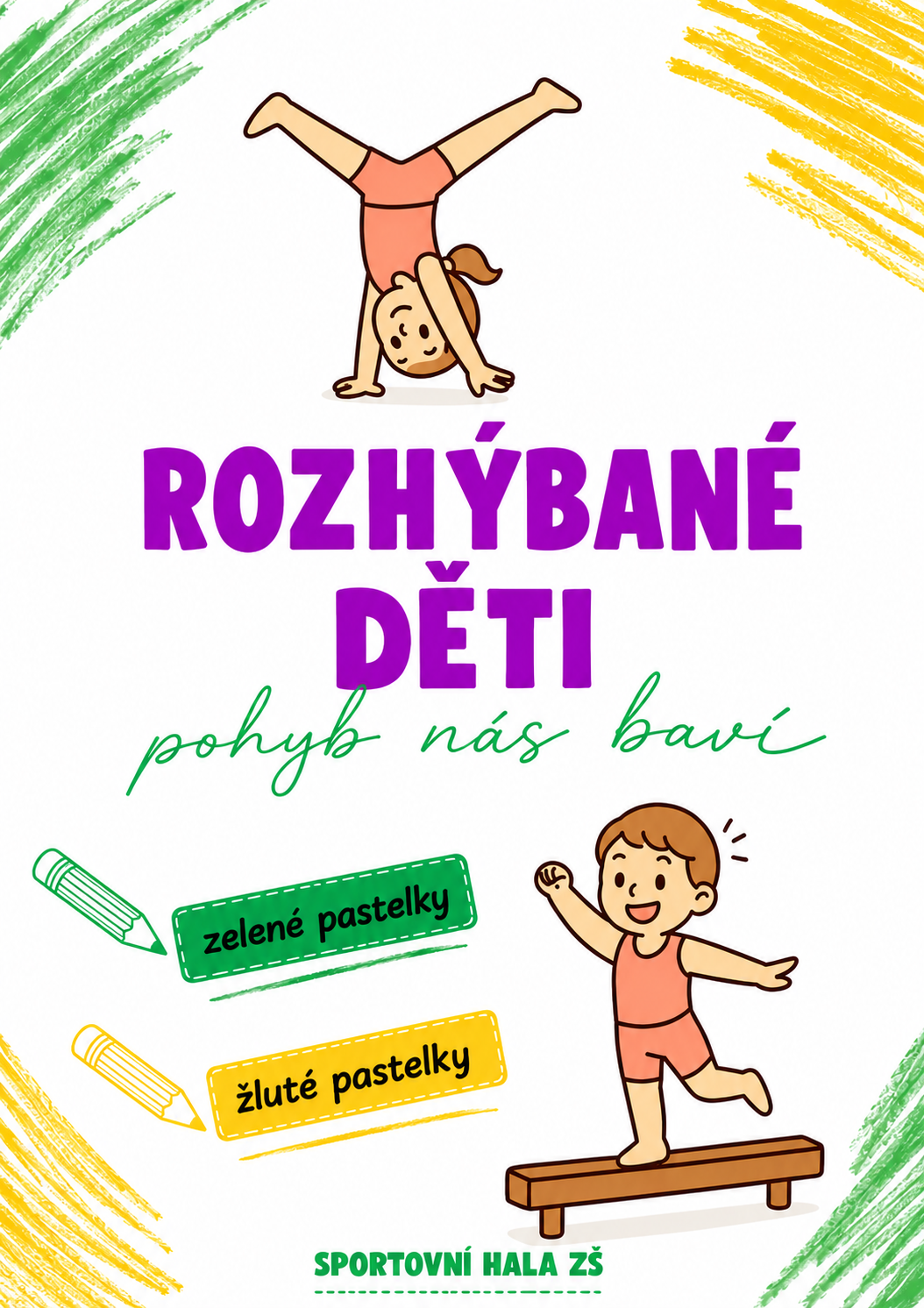 Plakát Rozhýbané děti